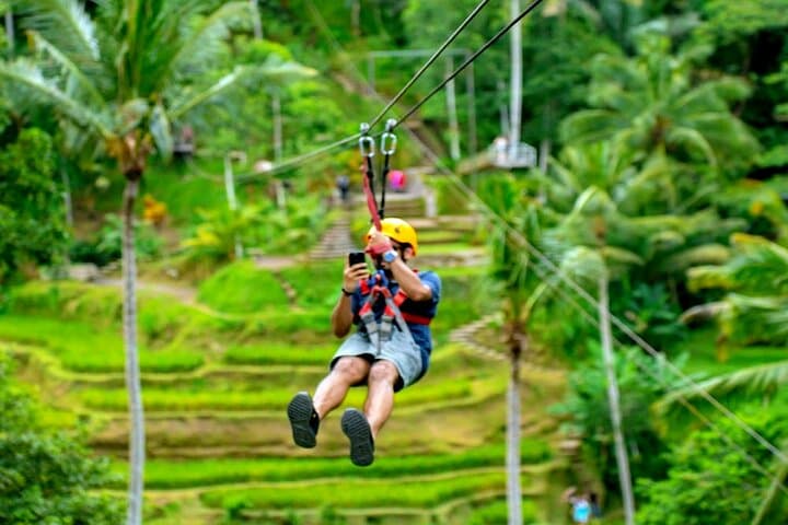 Ubud Zipline and ATV Adventure at Tegalalang Rice Terraces photo 4