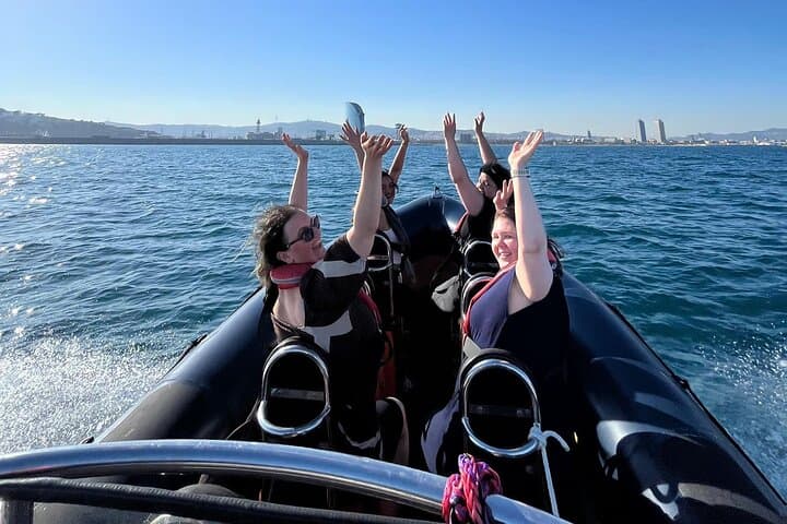 Barcelona Speedboat Coastline Tour — 1-Hour Port Vell Thrill photo 6