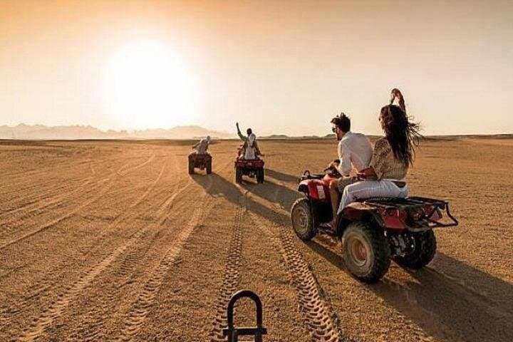 Hurghada Desert Safari: Jeep, Quad & Buggy Adventure with Bedouin Dinner and Show photo 2