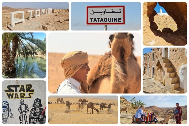 Two-Day Sahara Adventure: Ksar Ghilane, Matmata & Tataouine from Djerba
