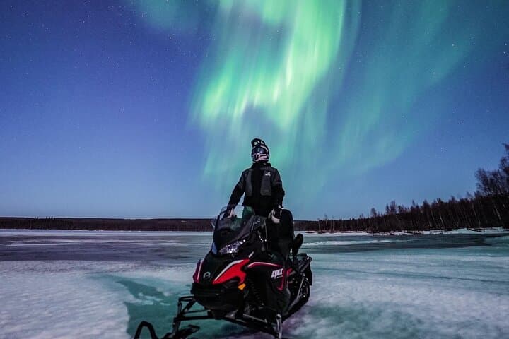 Arctic Night Snowmobile Tour on the Arctic Circle — Rovaniemi Lapland