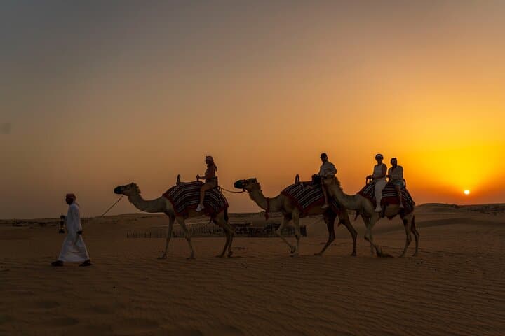 Dubai Night Desert Safari with Camel Ride, Sandboarding & Stargazing photo 5