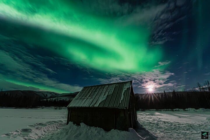 Half-Night Aurora Chase and Photography Near Fairbanks