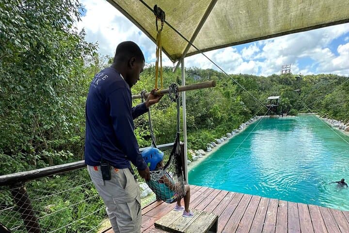Punta Cana Scape Park: Family Zipline, Cenote Swim & Monkey Encounter