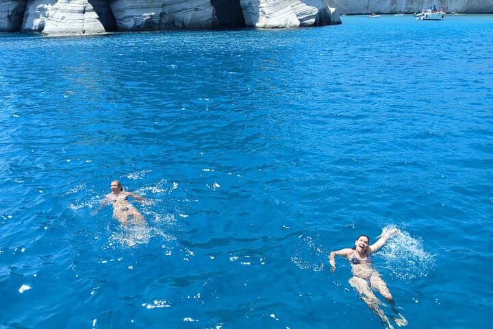 Private All-Around Milos Sunset Cruise — Kleftiko, Sykia & Blue Lagoon photo 6