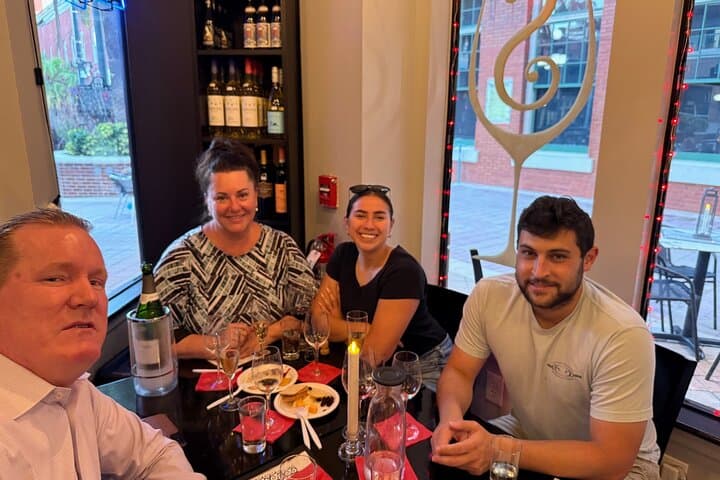 Wine Tasting in Historic Ybor City — Guided 5-Wine Flight with Small Bites