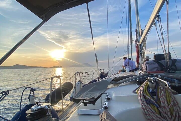 Private Sunset Cruise to Klima Village, Milos — 2-Hour Romantic Aegean Evening photo 6