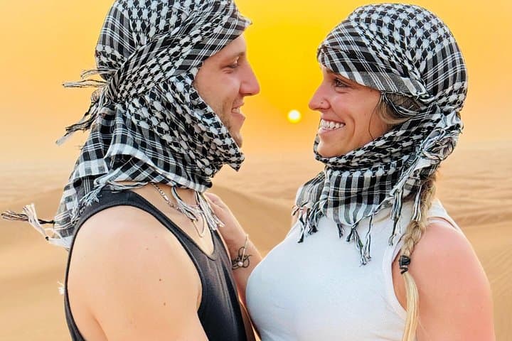 VIP Red Dunes Desert Safari in Dubai — Quadbiking, Dunebashing & BBQ Camp Evening photo 1