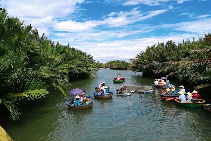 Hoi An Coconut Forest: Market-to-Table Cooking & Basket Boat Experience