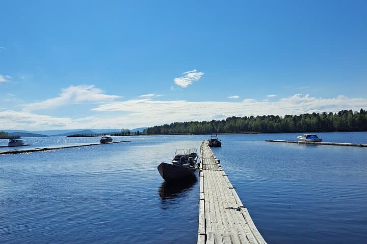 Lake Inari Summer Boat Tour: Ice Cave Visit & Campfire Experience