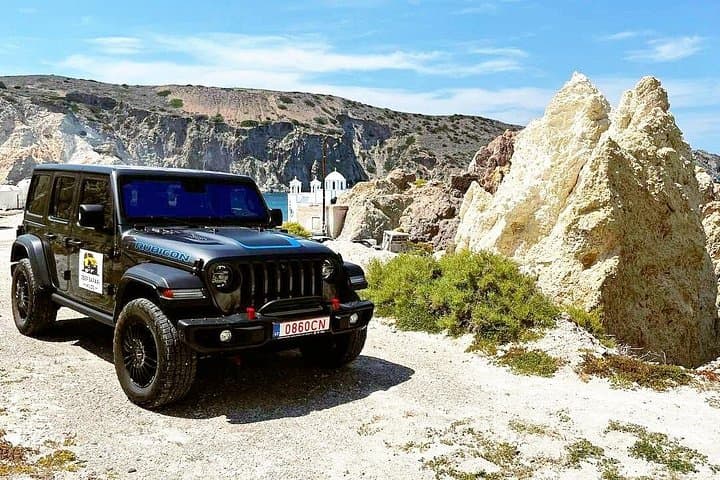 Milos Luxury Jeep Safari: Full-Day Off‑Road Tour with BBQ & Drinks photo 1