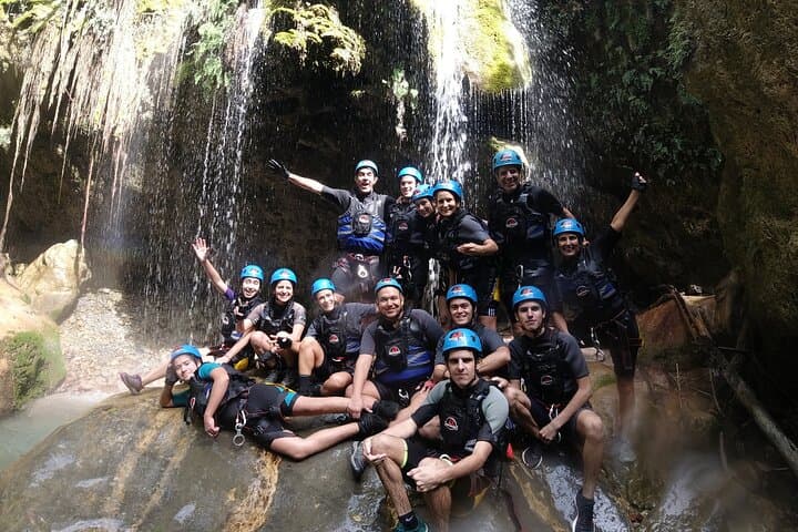 Matacanes Canyon Canyoning: Rappels, Natural Slides & Overnight Cabin