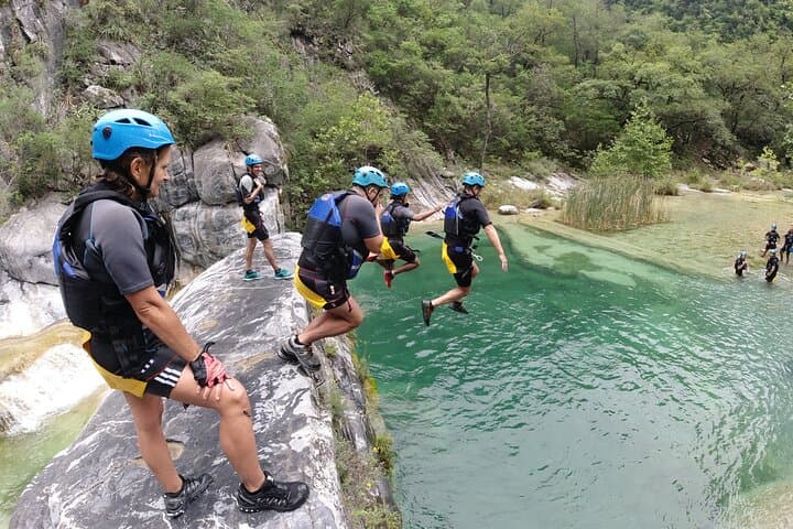 Matacanes Canyon Canyoning: Rappels, Natural Slides & Overnight Cabin photo 2