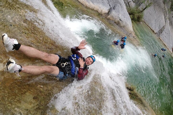 Matacanes Canyon Canyoning: Rappels, Natural Slides & Overnight Cabin photo 3
