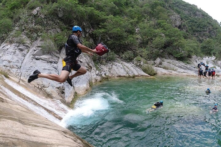 Matacanes Canyon Canyoning: Rappels, Natural Slides & Overnight Cabin photo 4