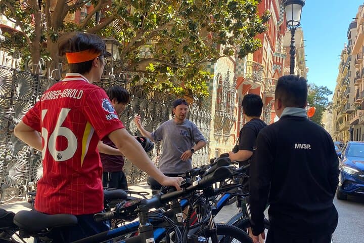 Barcelona to Tibidabo E-Bike Tour: Gaudí, Tapas & Summit Views photo 3