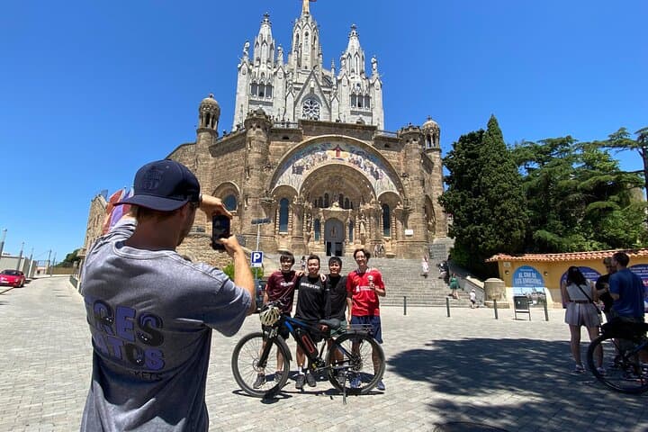 Barcelona to Tibidabo E-Bike Tour: Gaudí, Tapas & Summit Views photo 2