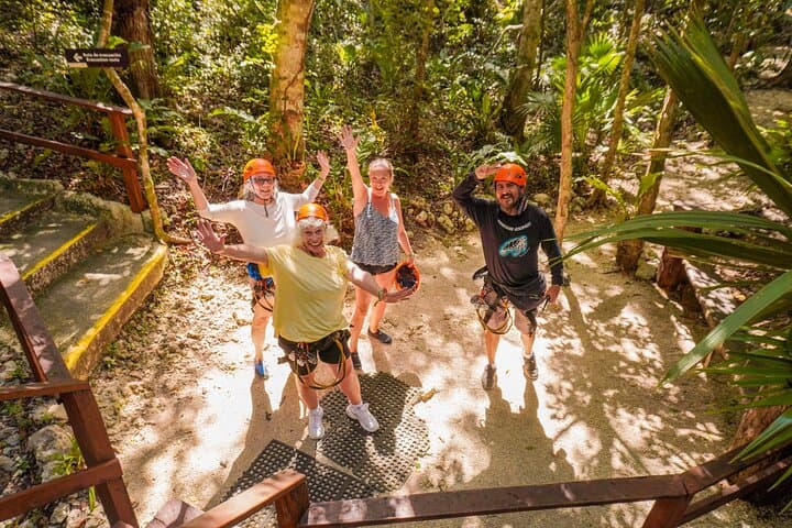 Jungle Zipline, Rappel & Cenote Snorkel Near Cancun — Half-Day Adventure photo 2