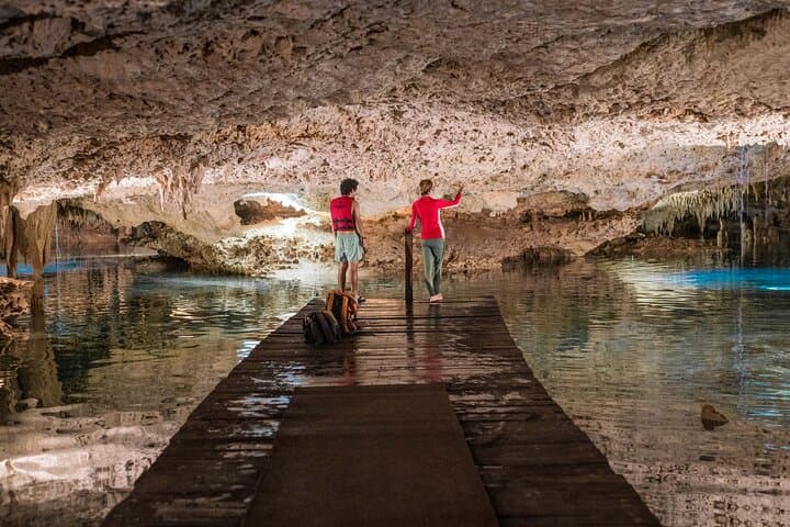 Snorkel Three Secret Cenotes and Join a Mayan Ceremony near Playa del Carmen photo 5