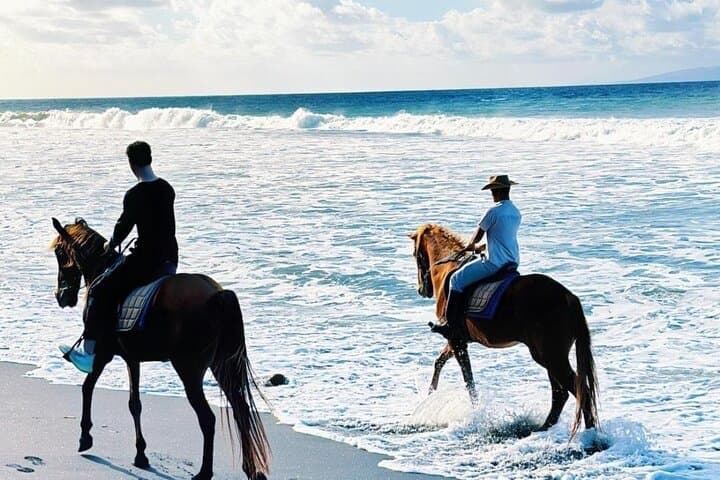 Horseback Riding on Saba Beach: Trot & Canter with Temple Views in Bali photo 6