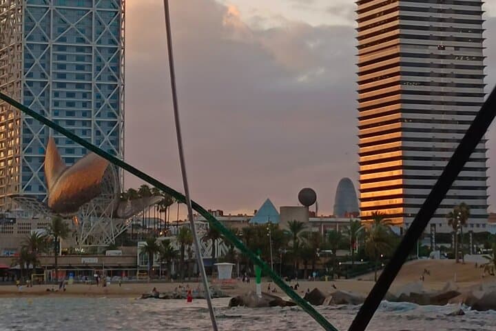 Sunset Sailing in Barcelona: Port Olímpic Cava Cruise and City Skyline Views photo 3