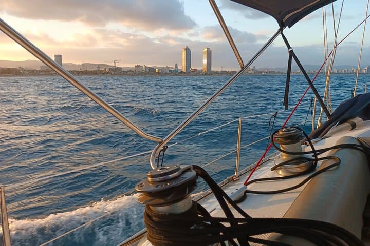 Sunset Sailing in Barcelona: Port Olímpic Cava Cruise and City Skyline Views photo 4
