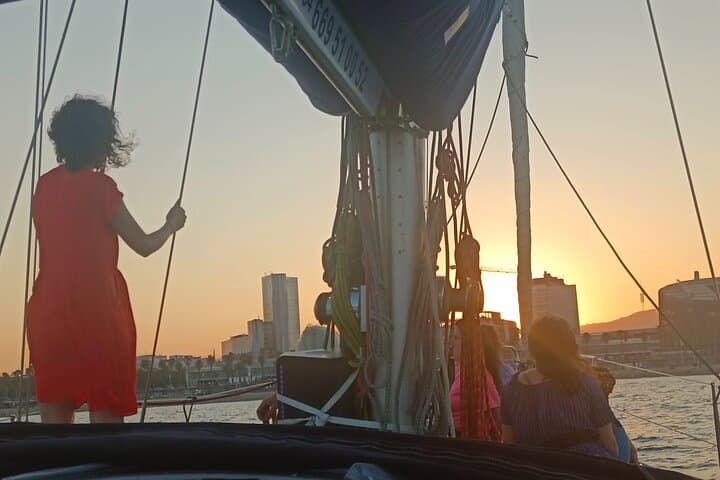 Sunset Sailing in Barcelona: Port Olímpic Cava Cruise and City Skyline Views photo 6