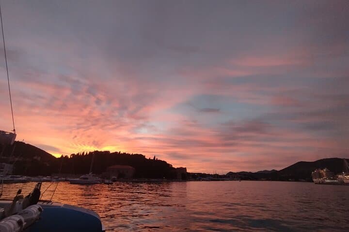 Sunset Catamaran Cruise from Dubrovnik Old Town: Sail Past Medieval Walls photo 4