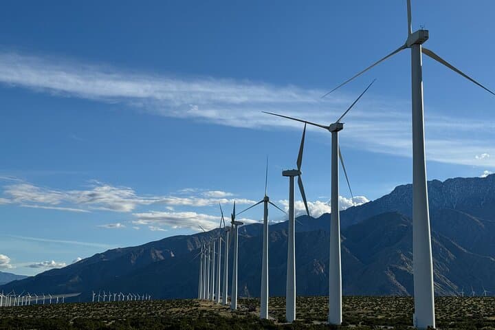 Palm Springs Windmill Tour: Guided Golf Cart Visit to the San Gorgonio Wind Farm photo 5