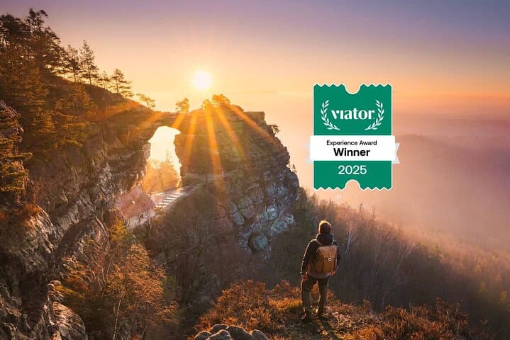 Day Trip from Prague to Bohemian & Saxon Switzerland — Pravčická Gate, Bastei & Kamenice Gorges