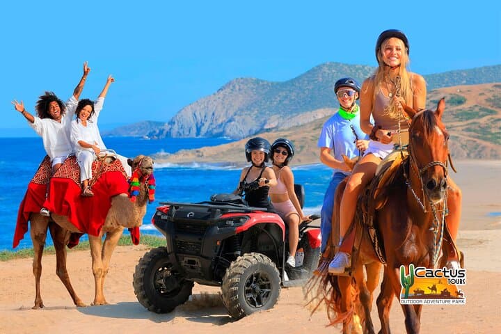 Cabo ATV, Camel & Horseback Adventure at Migriño Beach