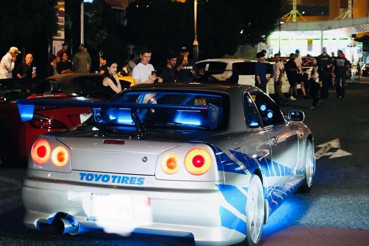 Tokyo JDM Night Drive: Daikoku PA Convoy & Rainbow Bridge Cruise photo 1