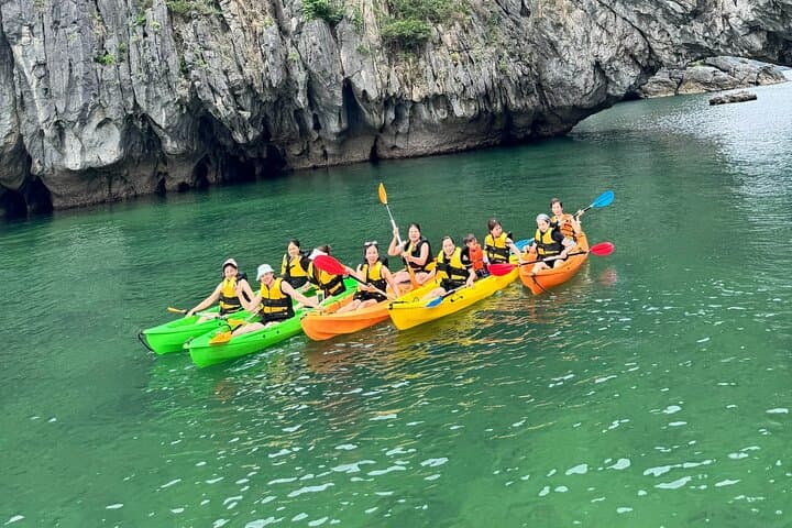 Lan Ha Bay Full-Day Cruise & Kayaking from Cat Ba — Swim, Paddle, Viet Hai Village photo 5