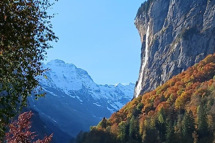 Interlaken to Lauterbrunnen: Early-Morning Staubbach & Stechelberg Waterfall Express photo 1