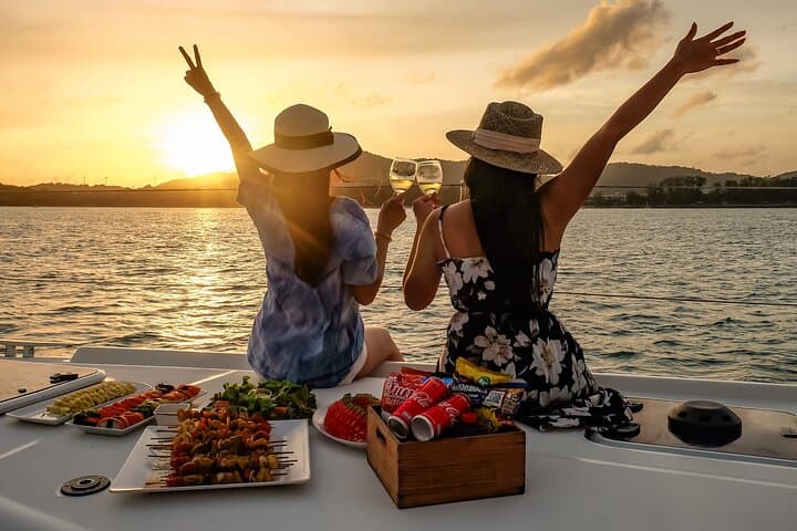 Sunset Catamaran to Coral Island & Promthep Cape — Snorkel, Swim, Dinner photo 1