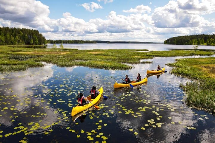 Reindeer Farm Visit and Canoe Trip Near Rovaniemi: A Lapland Nature Experience photo 1