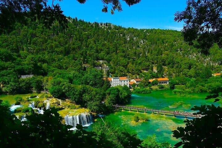 Full-Day Private Krka Waterfalls and Wine Tour from Split