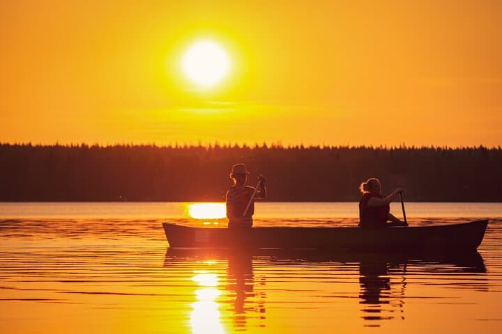 Midnight Sun Canoe Trip in Lapland: Paddle the Arctic's Endless Day photo 3