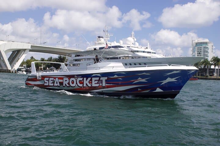 Early Bird Sea Rocket Speed Boat Cruise — Fort Lauderdale Skyline, Mega-Yachts & Millionaire Mansions