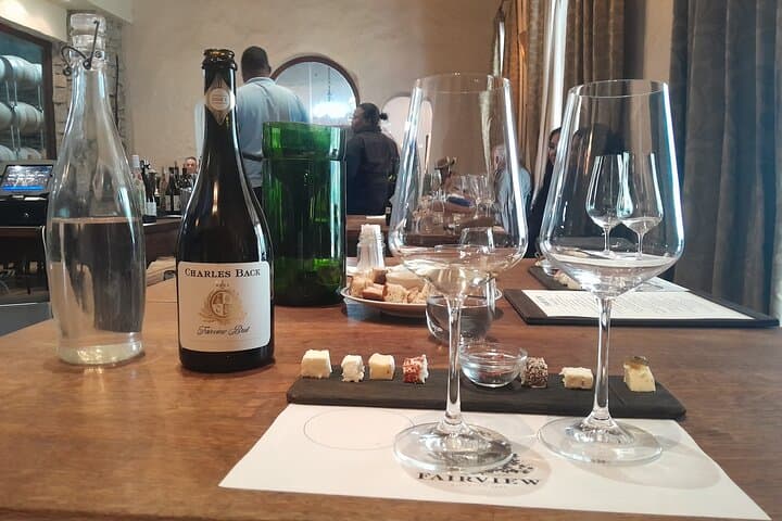 Private Cape Winelands Wine Tasting with Optional Giraffe and Cheetah Visits