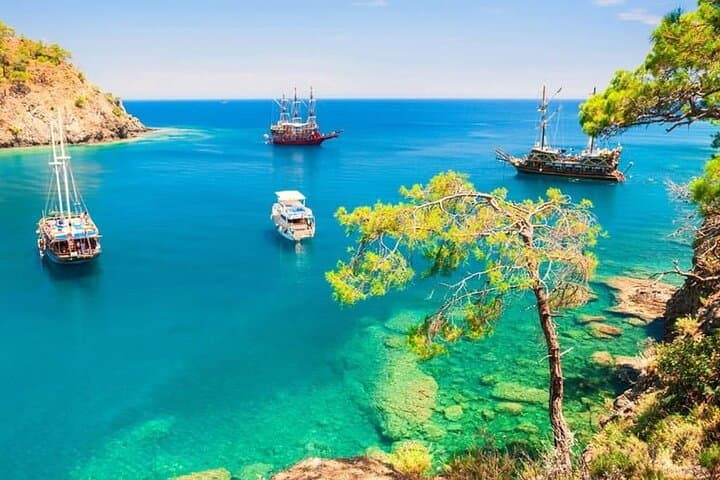 Kemer Mega Star Boat Trip: Phaselis Ruins, Cleopatra Bay & Deck Foam Party photo 6