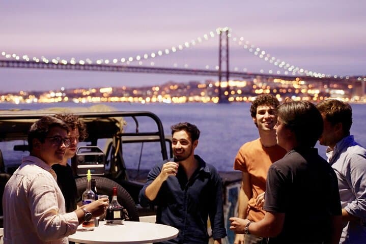 Lisbon Night Jeep Tour with Food & Drink Tastings