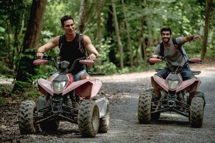 Tulum Adrenaline: ATV, 1km Zipline and Cenote Swim Adventure