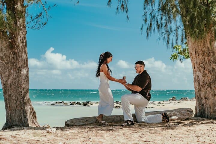 Surprise Engagement on a Secluded Maui Beach with a Professional Photographer