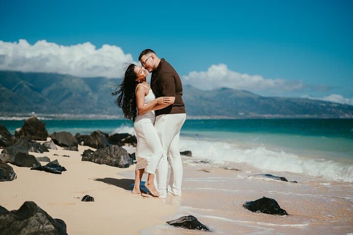 Surprise Engagement on a Secluded Maui Beach with a Professional Photographer photo 3