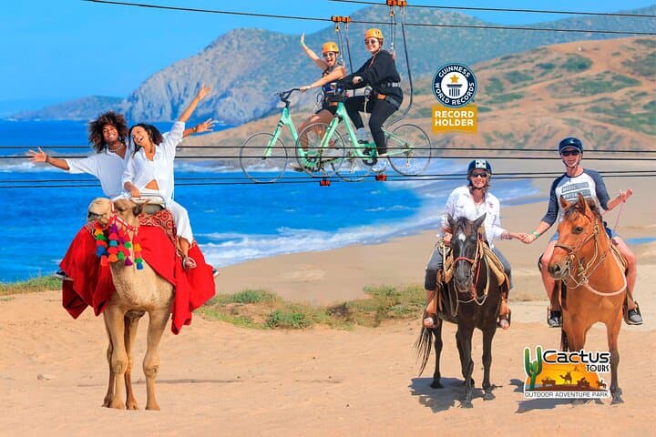 Sky Bike, Camel & Horseback Adventure at Migriño Beach — Cabo San Lucas photo 1