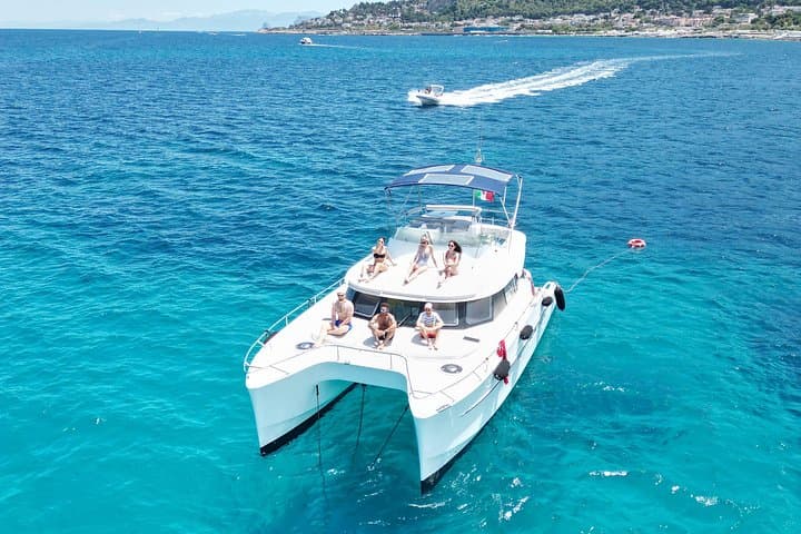 Full-Day Catamaran Tour from Palermo: Lunch, Snorkeling & Grotta Regina photo 1