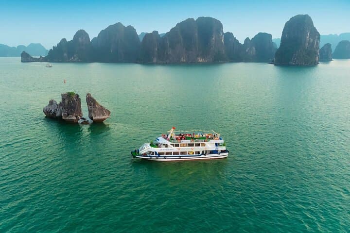 Ha Long Bay Day Cruise from Hanoi: Kayak, Buffet & Sunset Party photo 2