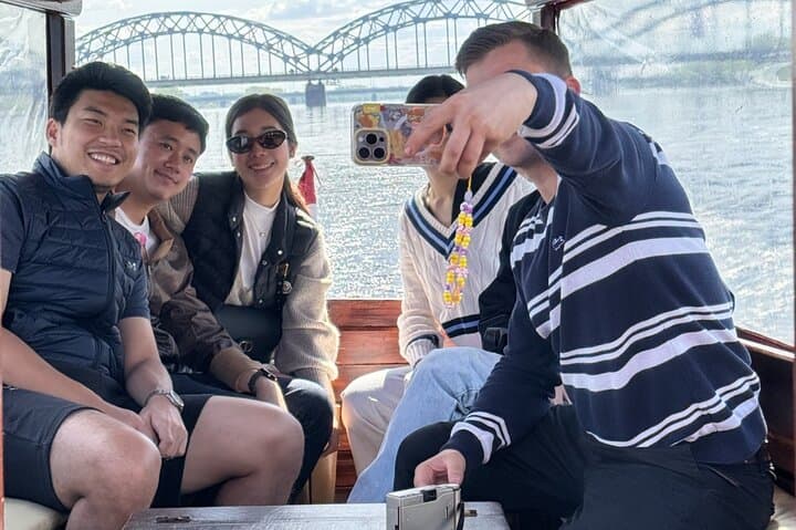 Riga canal boat tour with Riga Black Balsam — 50-minute private tasting cruise photo 2