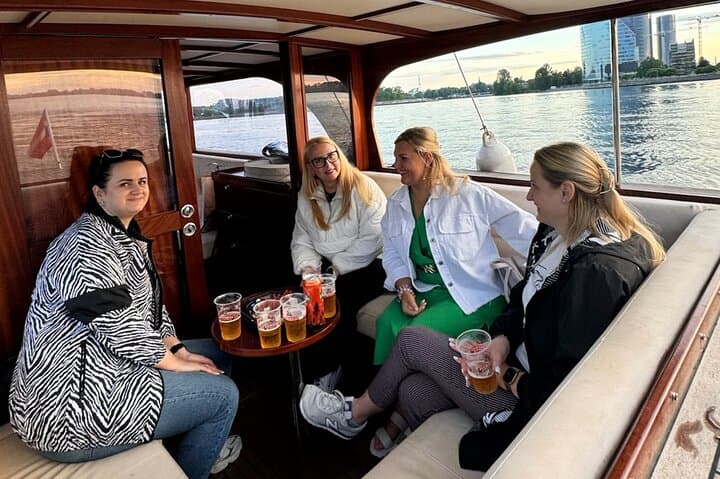 Riga canal boat tour with Riga Black Balsam — 50-minute private tasting cruise photo 1